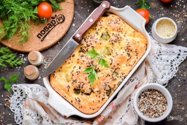 Пирог с брюссельской капустой Пирог с брюссельской капустой