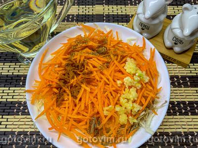 Салат из капусты и моркови по-корейски