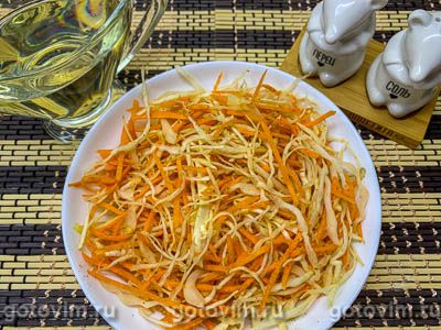 Салат из капусты и моркови по-корейски