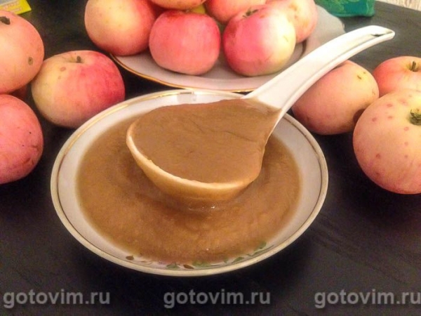 Пюре яблочное в мультиварке (без сахара) Пюре яблочное в мультиварке (без сахара)