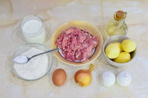 Пирог с мясом на кефире
