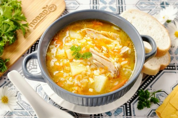Куриный суп с рисом Куриный суп с рисом