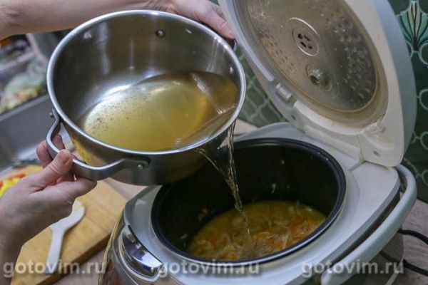 Щи с квашеной капустой в мультиварке Щи с квашеной капустой в мультиварке