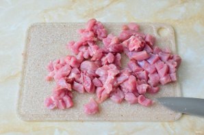 Тушеная капуста с индейкой Тушеная капуста с индейкой