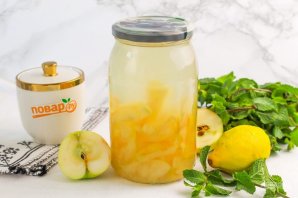 Компот из белого налива на зиму