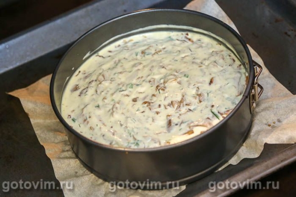 Чизкейк с лисичками Чизкейк с лисичками