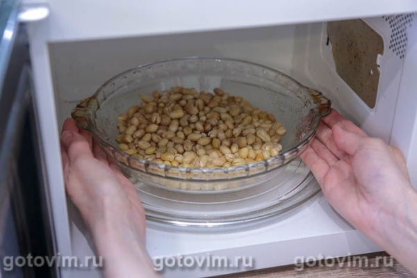 Арахис в сахаре в микроволновке Арахис в сахаре в микроволновке
