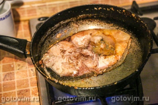 Жареный морской сом