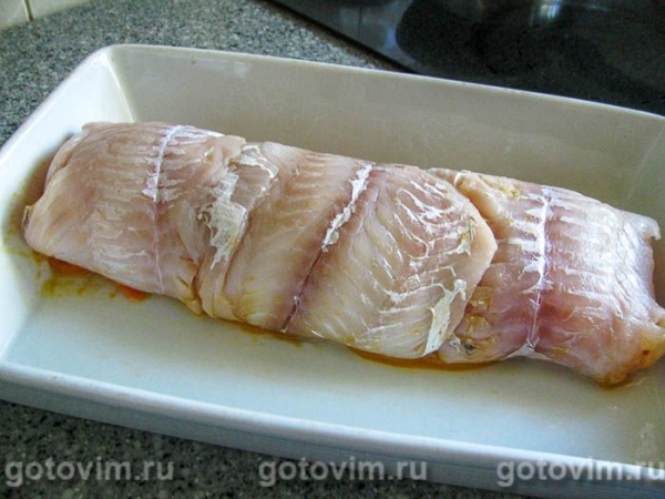 Рулет из трески с овощами Рулет из трески с овощами