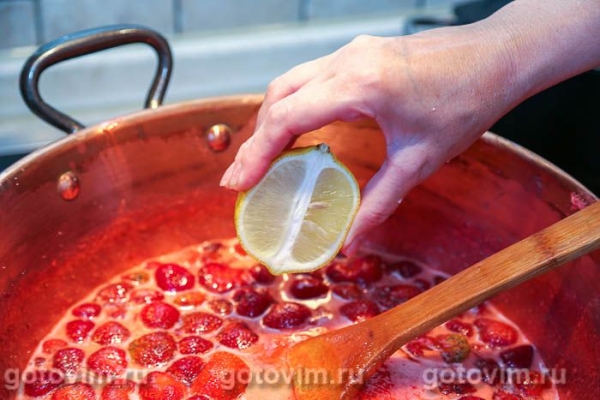 Клубничный конфитюр с лимоном Клубничный конфитюр с лимоном