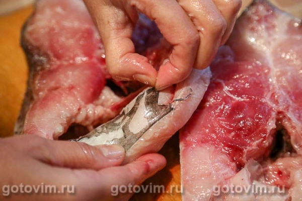 Жареный морской сом