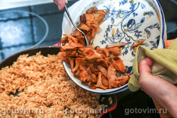 Ризотто с лисичками Ризотто с лисичками