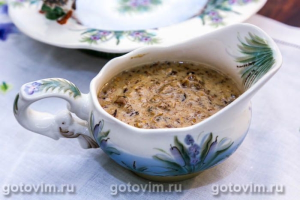 Грибной соус (из лисичек) Грибной соус (из лисичек)