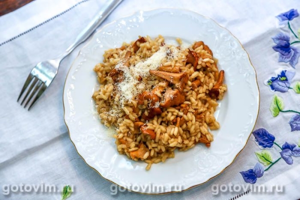 Ризотто с лисичками Ризотто с лисичками
