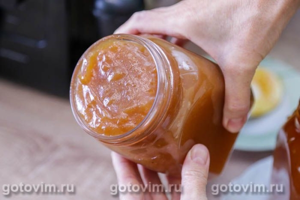 Яблочное повидло в микроволновке