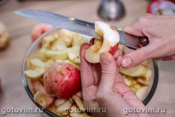 Яблочное повидло в микроволновке
