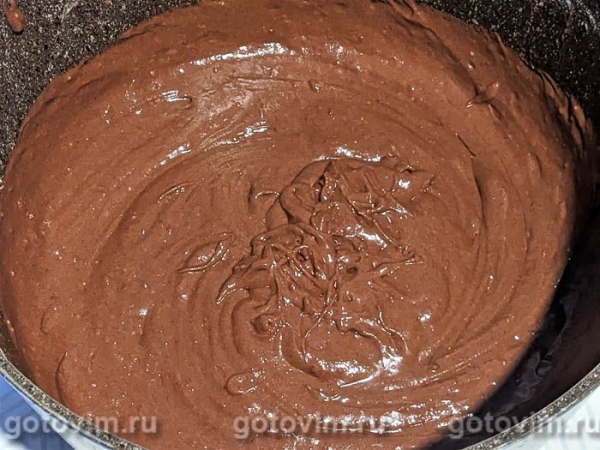 Мраморный торт с кремом из маскарпоне с йогуртом