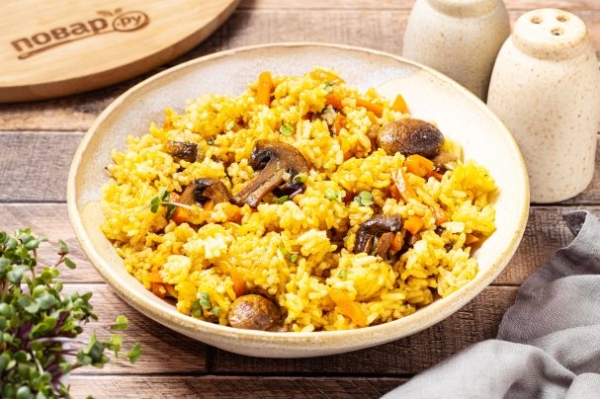 Плов с грибами Плов с грибами