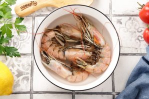 Лангустины в аэрогриле