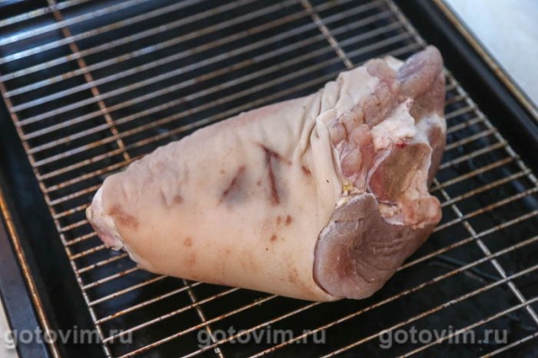 Копченая свиная рулька