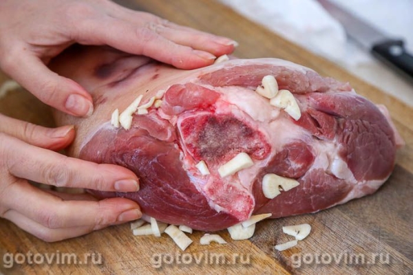 Копченая свиная рулька
