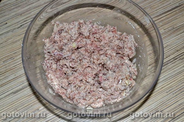 Мясные котлеты с творогом
