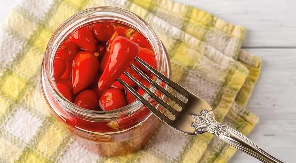 Маринованный острый перец в уксусе с сахаром, пошаговый рецепт с фото на 601 ккал