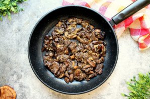 Картошка с подберезовиками